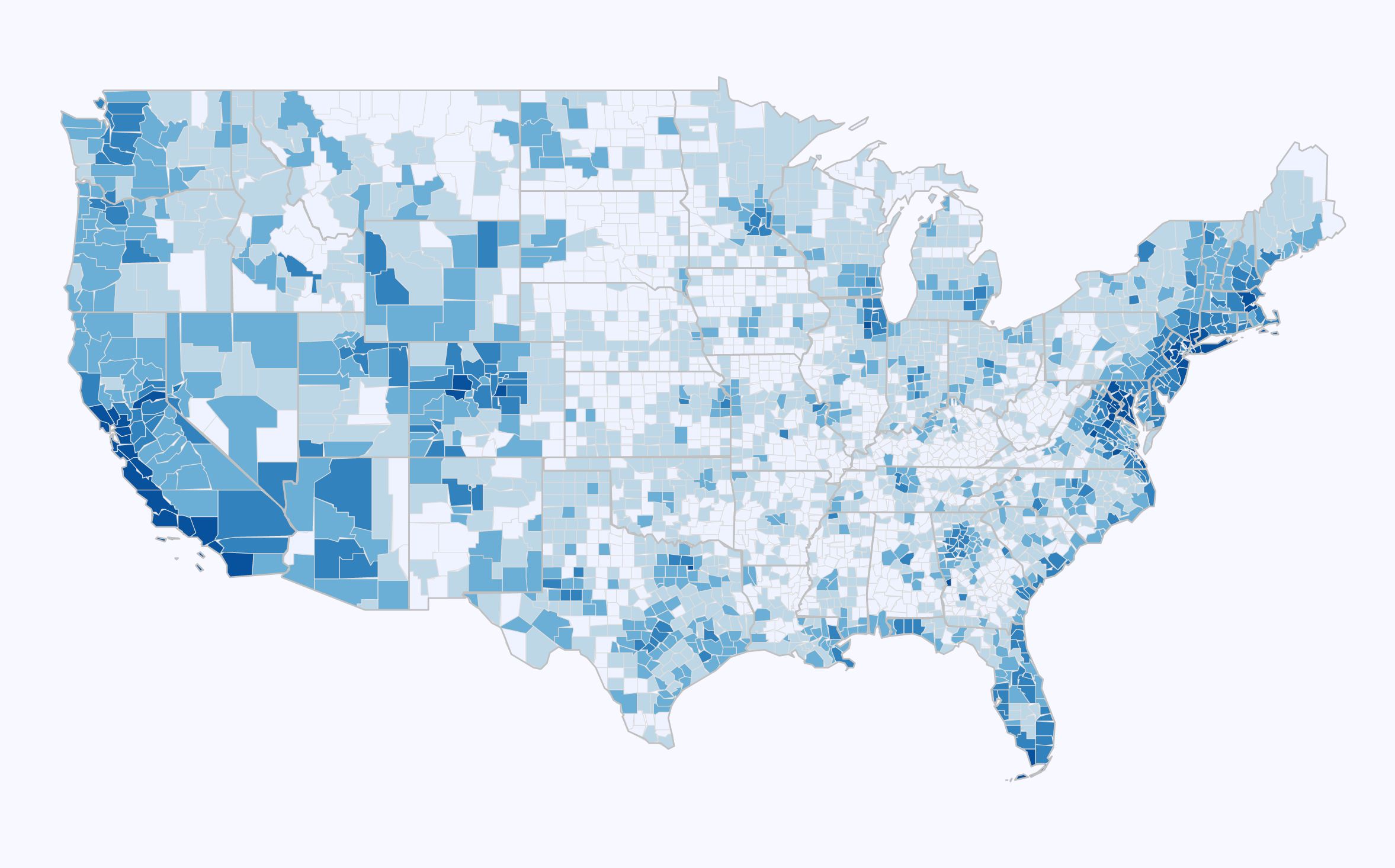 US Rent Map